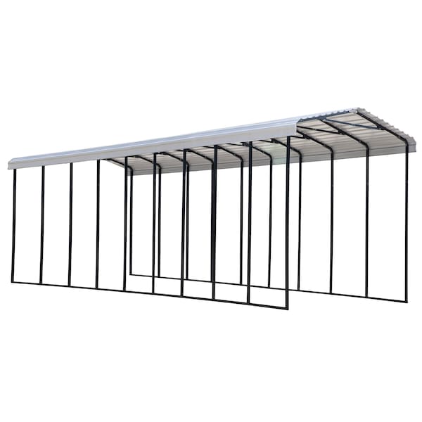 Arrow Carport, 14x42x14, Eggshell